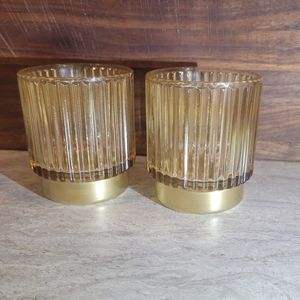 Nordic Style Candle Holder Home Decoration Dining Table Decor Glass